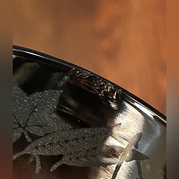 Silver Fade and Embossed Design Roly Poly Glasses with Caddy - Picture 8 of 8